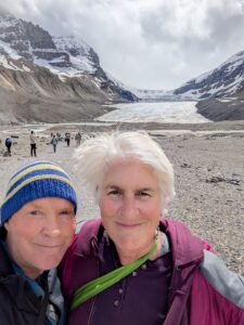 At the Columbia Glacier, Jasper National Park