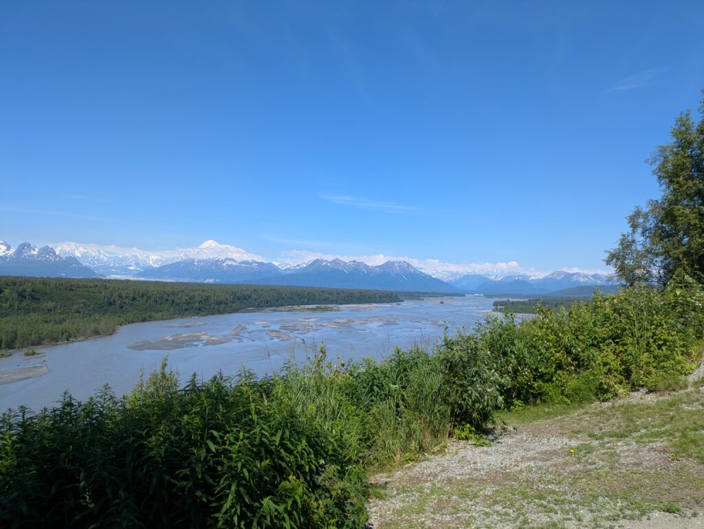 Wide view from overlook